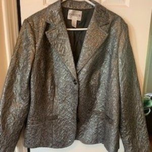 Chico's metallic blazer